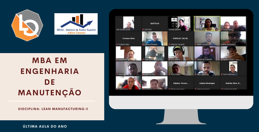 &Uacute;ltima aula do ano no MBA em Engenharia de Manuten&ccedil;&atilde;o do IESAE